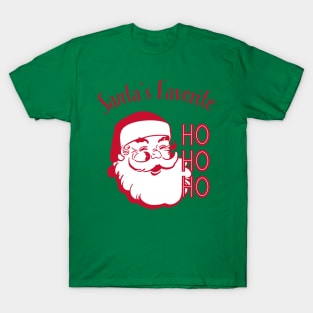 Santa's favorite ho ho ho T-Shirt